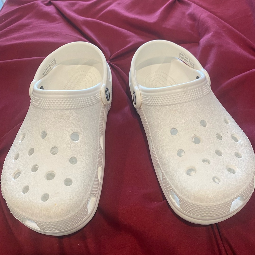Croc clogs white kids youth 3